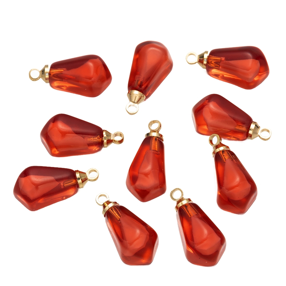 Crafting Resin - 10Pcs Resin Pomegranate Seed Food Charms