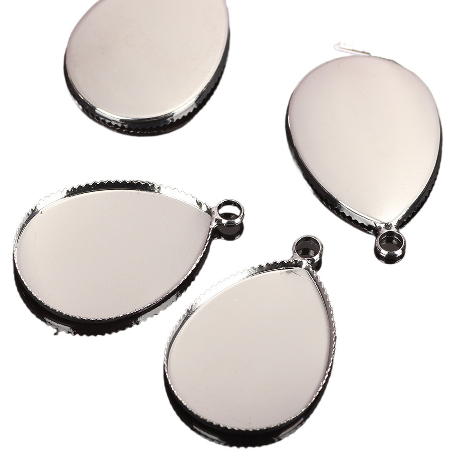 Bezels Set Pendant - 10Pcs/Lot Mixed Shape Bezel Pendant Trays