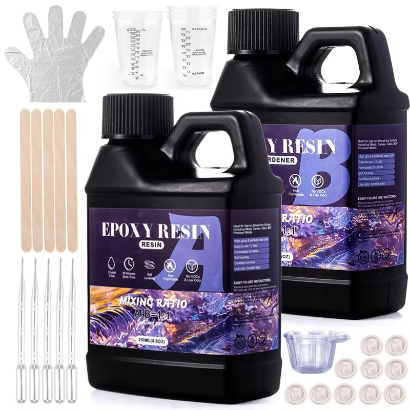Resin Pigment Set - Easy Mix 1:1 Epoxy Resin Kit