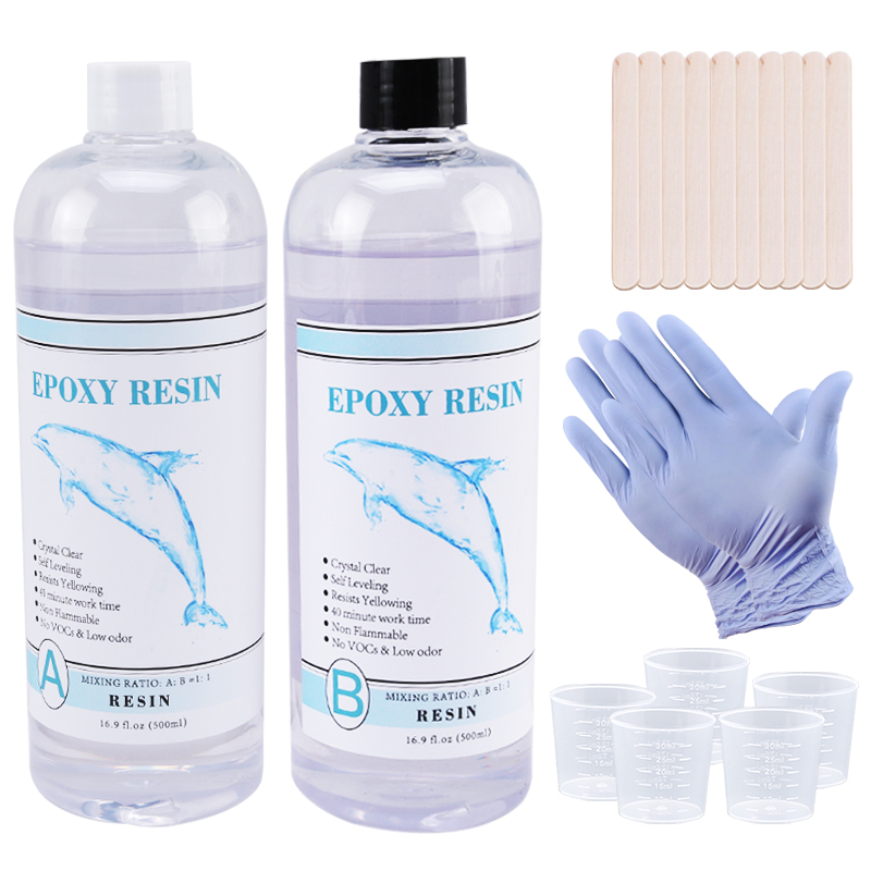 Resin Pigment Set - 1:1 Clear Epoxy Resin Crystal Clear