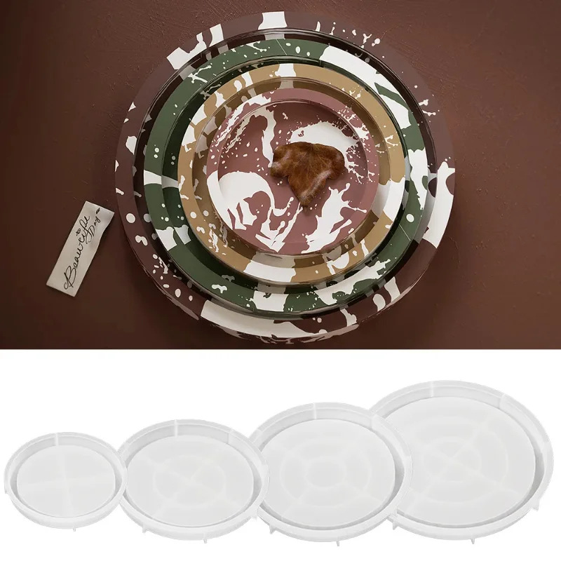 Serving Tray Mold - Large round Silicone Rolling Tray Mold