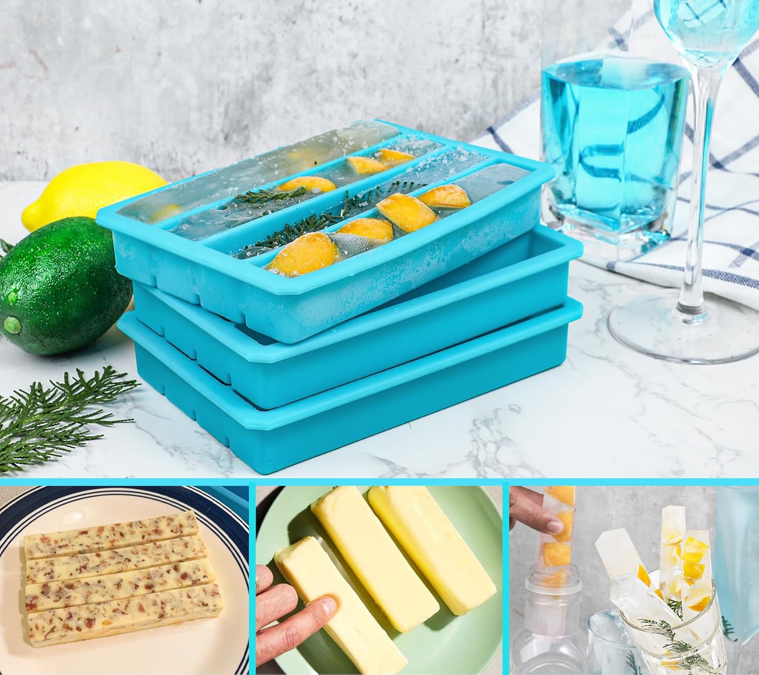 Long Ice Cube Sticks Mold for  - Silicone Mold Tray incelemesi ve fiyatı