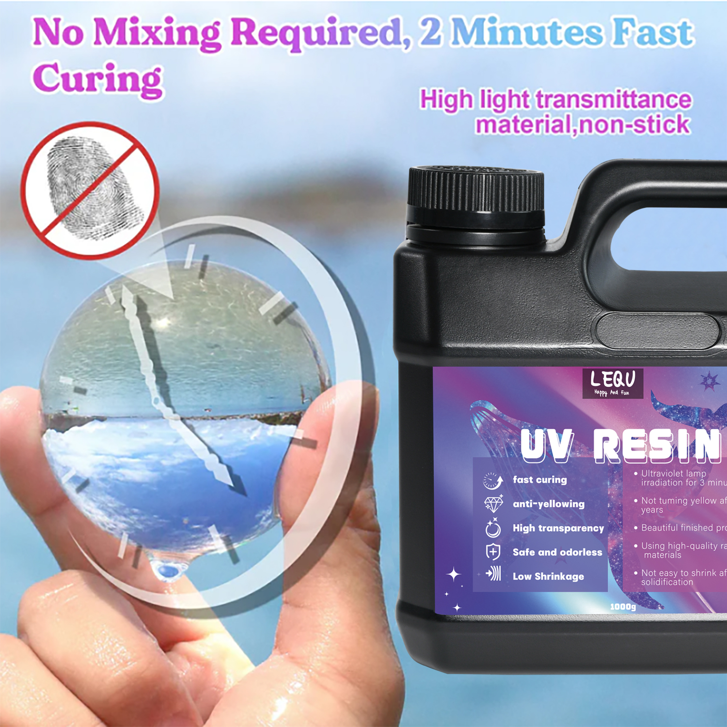 Bulk UV Resin Crystal Clear La - Epoxy Uv Resin Kit incelemesi ve fiyatı