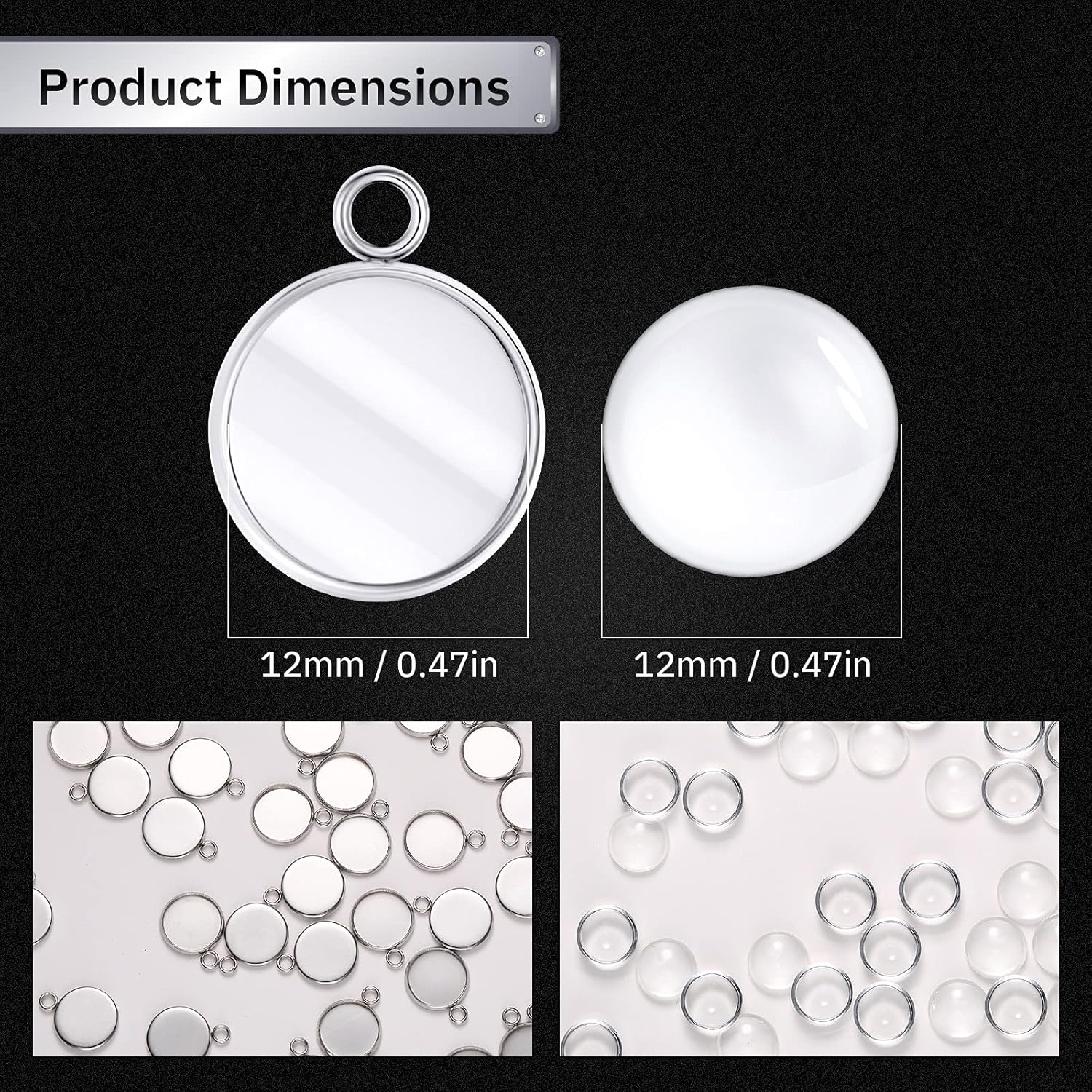 20 Pieces Stainless Steel Roun - Resin Crafts incelemesi ve fiyatı