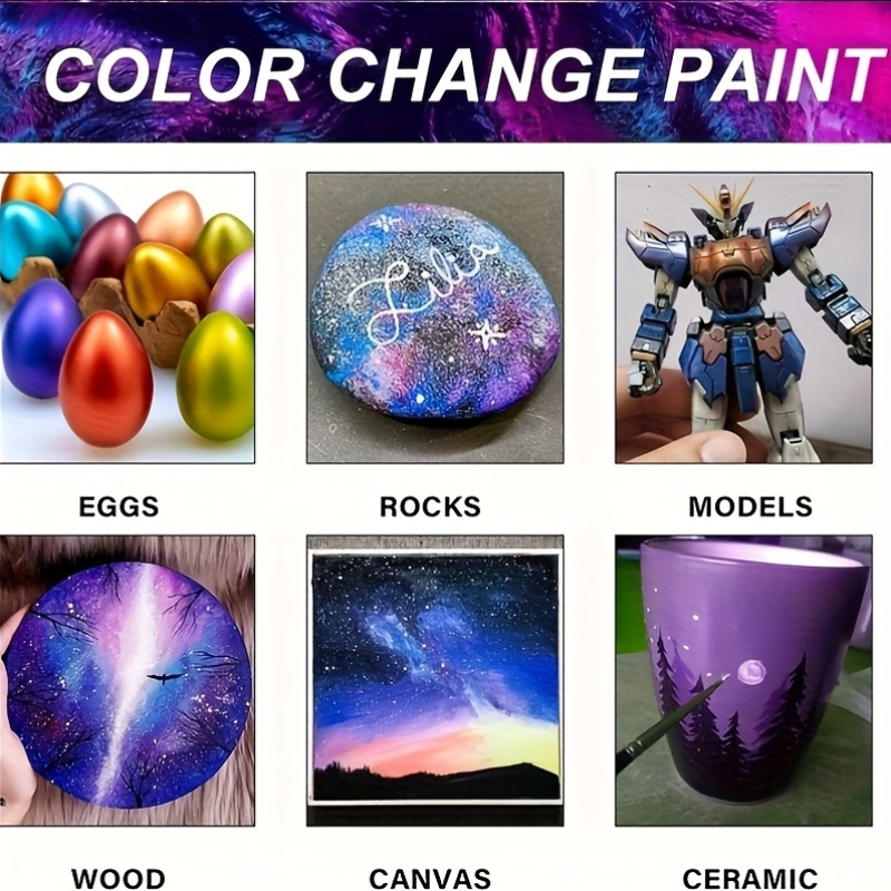 Acrylic Paint Set 6 Colors 50m - Resin Pigment Set incelemesi ve fiyatı