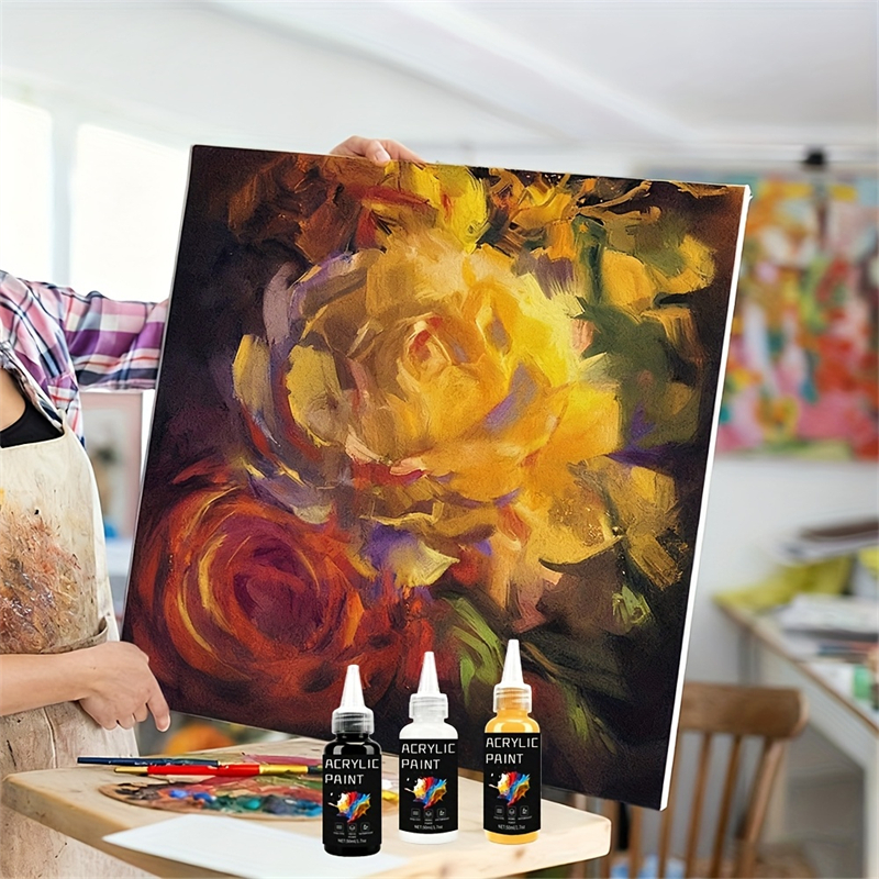 Acrylic Paint Set 6 Colors 50m - Resin Pigment Set incelemesi ve fiyatı