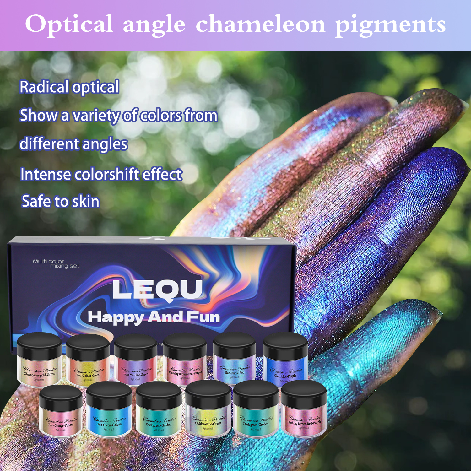 1 Set Chameleon Powder Nail Ch - Resin Glitter Pack incelemesi ve fiyatı