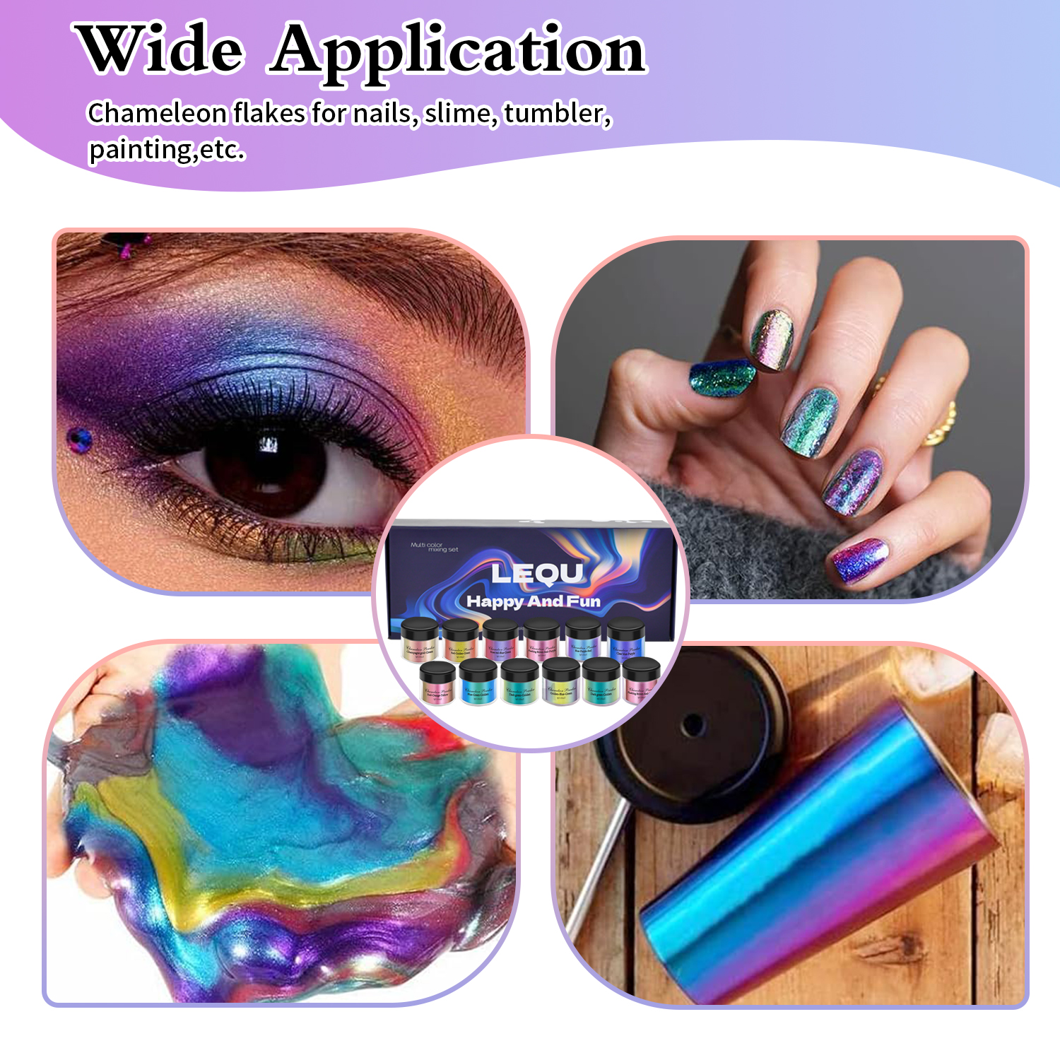 1 Set Chameleon Powder Nail Ch - Resin Glitter Pack incelemesi ve fiyatı