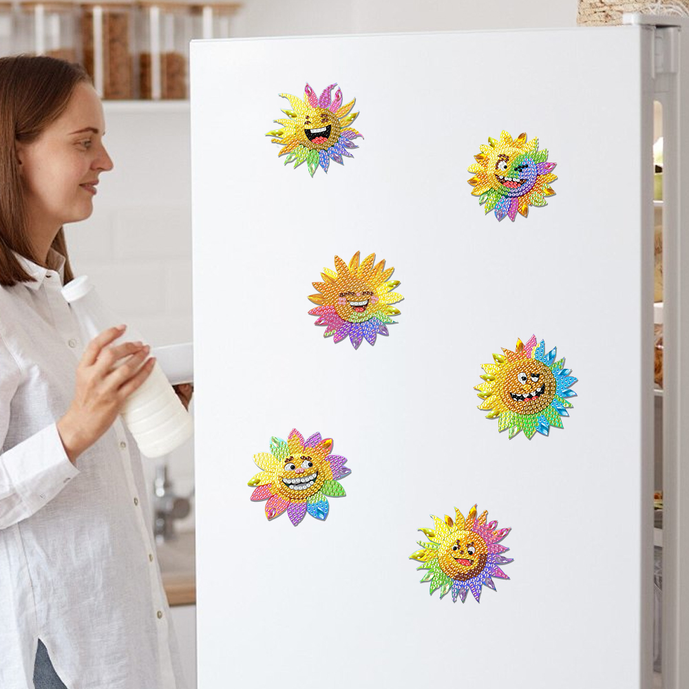 6Pcs Diamond Painting Refriger - Resin Craft For Beginners incelemesi ve fiyatı