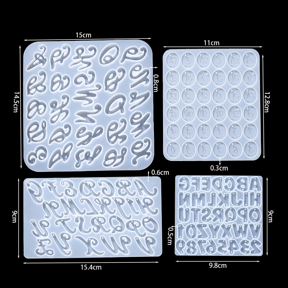 Alphabet Epoxy Resin Silicone  - Resin Pigment Set incelemesi ve fiyatı
