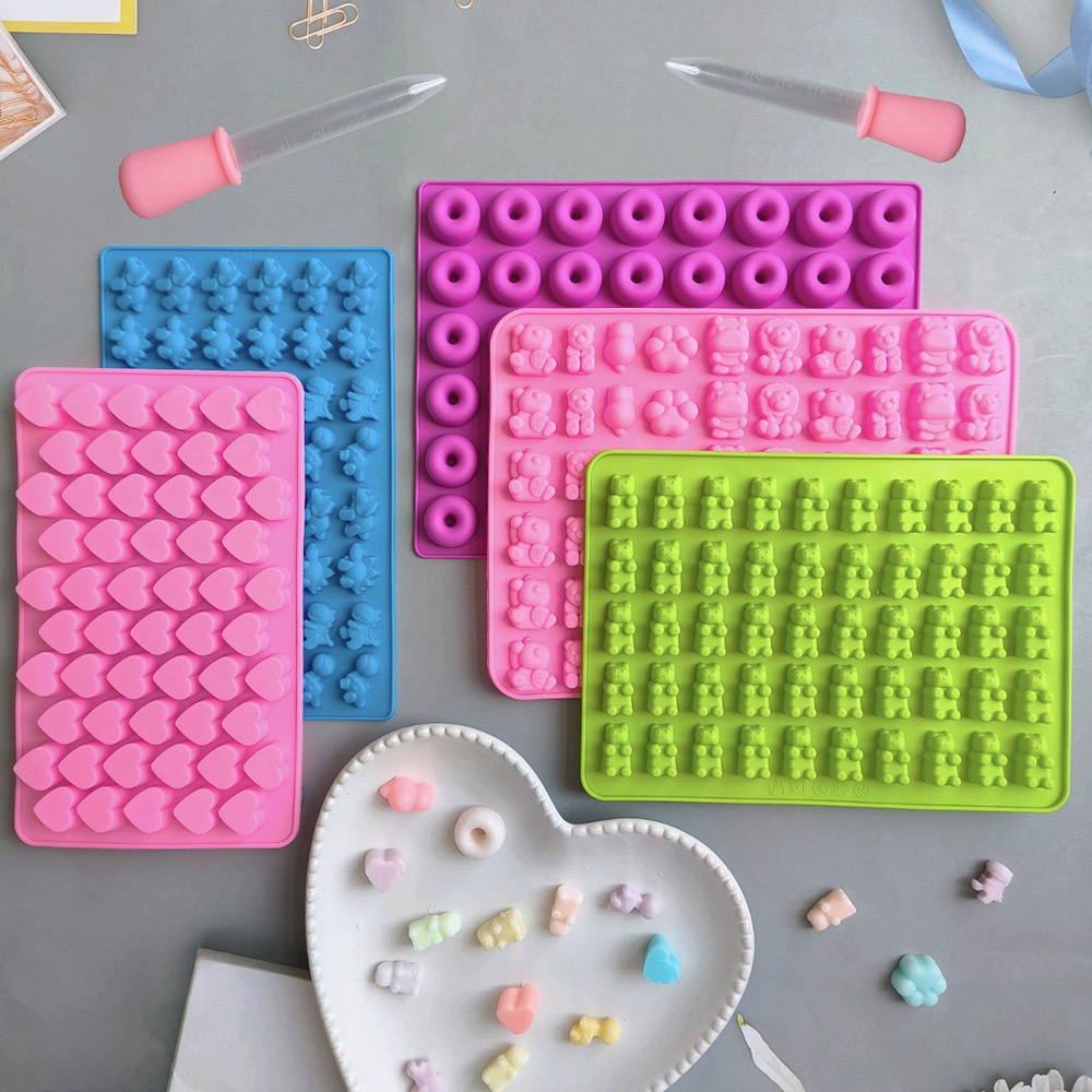7Pcs Candy Silicone Moulds wit - Silicone Mold Tray incelemesi ve fiyatı