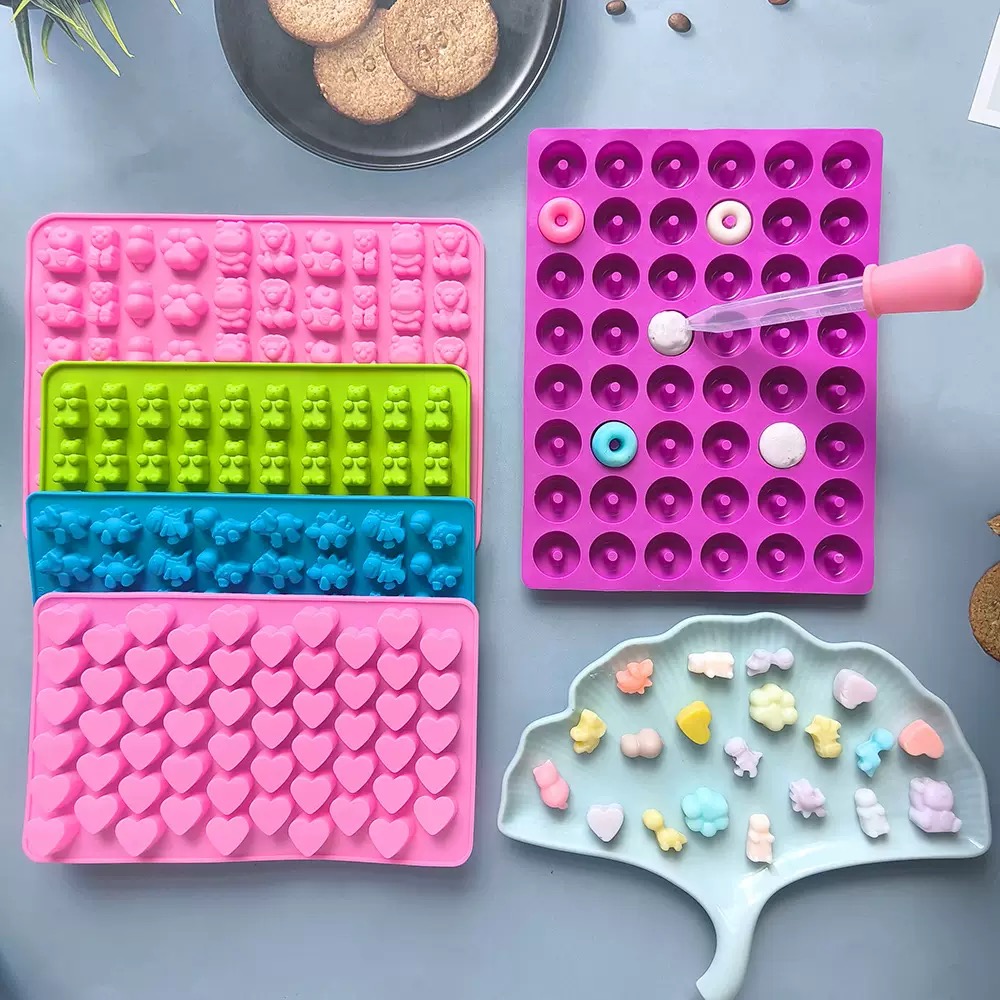 7Pcs Candy Silicone Moulds wit - Silicone Mold Tray incelemesi ve fiyatı