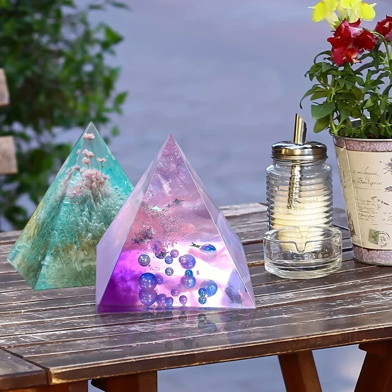 5pc- Pyramid resin molds of va - Resin Jewelry Kit incelemesi ve fiyatı