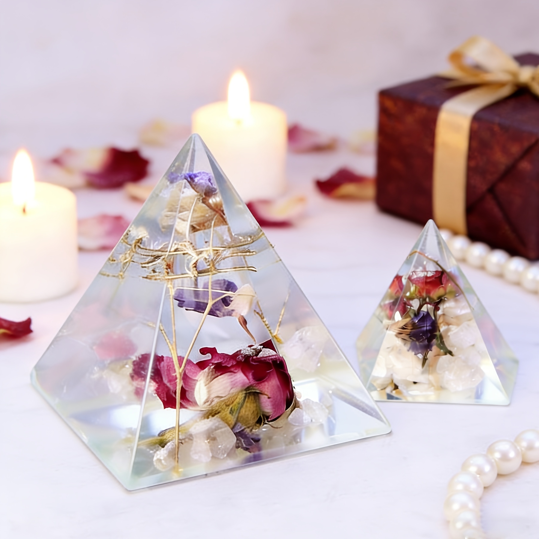 5pc- Pyramid resin molds of va - Resin Jewelry Kit incelemesi ve fiyatı