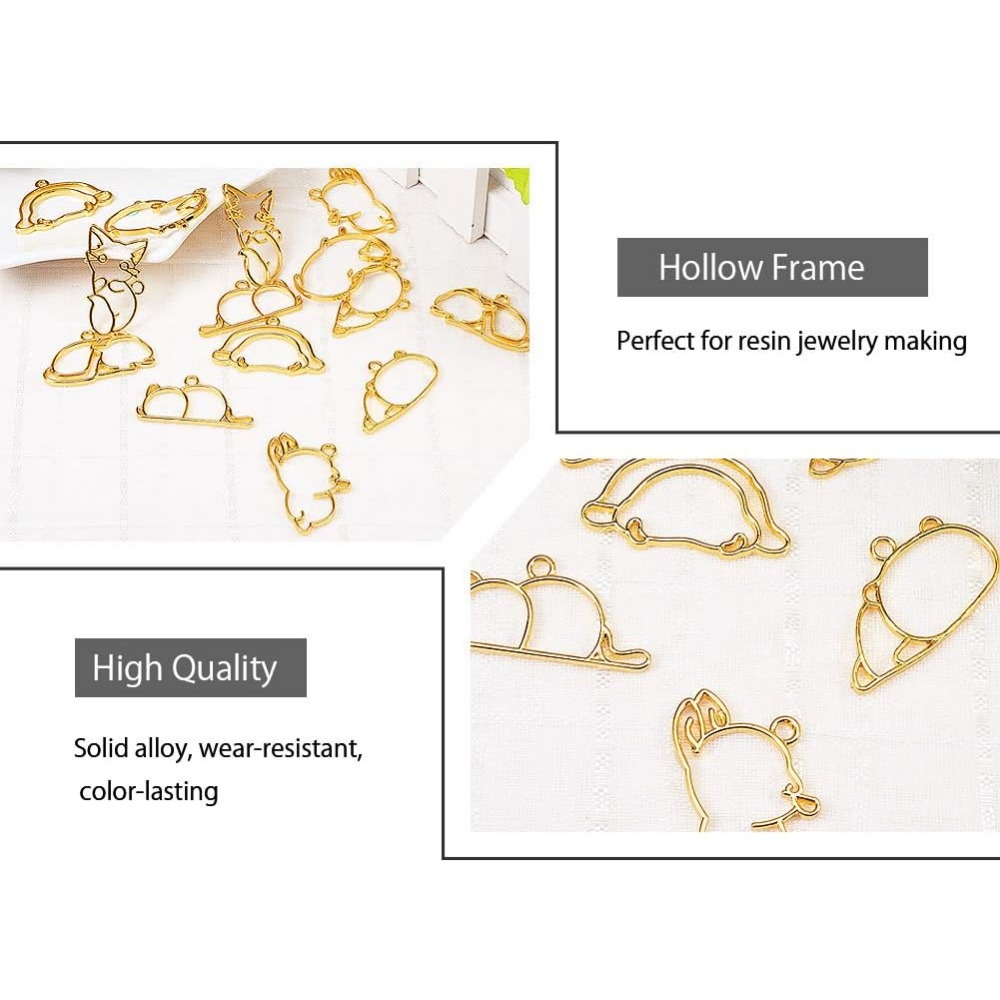 14pcs Hibernator Theme Open Be - Resin Jewelry Kit incelemesi ve fiyatı