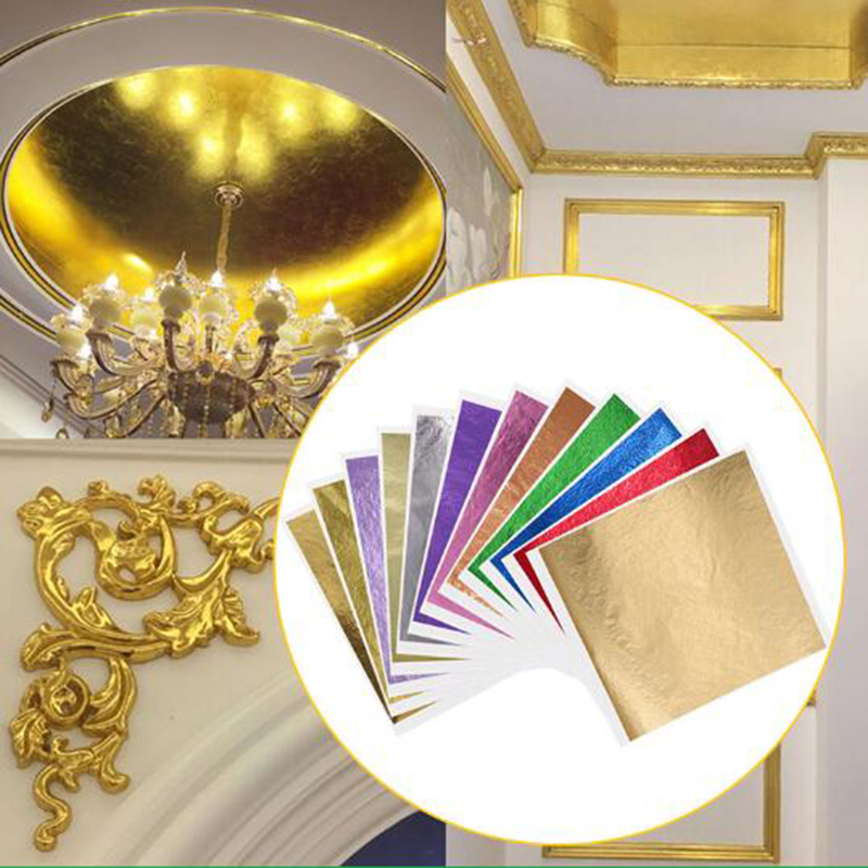 1000pcs/pack 13cm Leaf Sheets  - Gold Foil Flakes incelemesi ve fiyatı