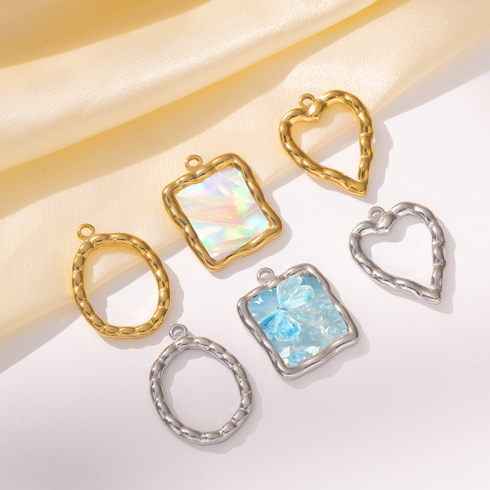 5pcs Stainless Steel Heart Rou - Resin Crafts incelemesi ve fiyatı