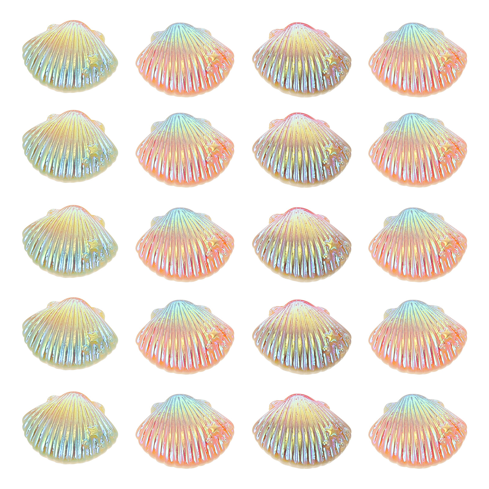 20Pcs Shell Charms for DIY Pho - Resin Crafts Diy incelemesi ve fiyatı