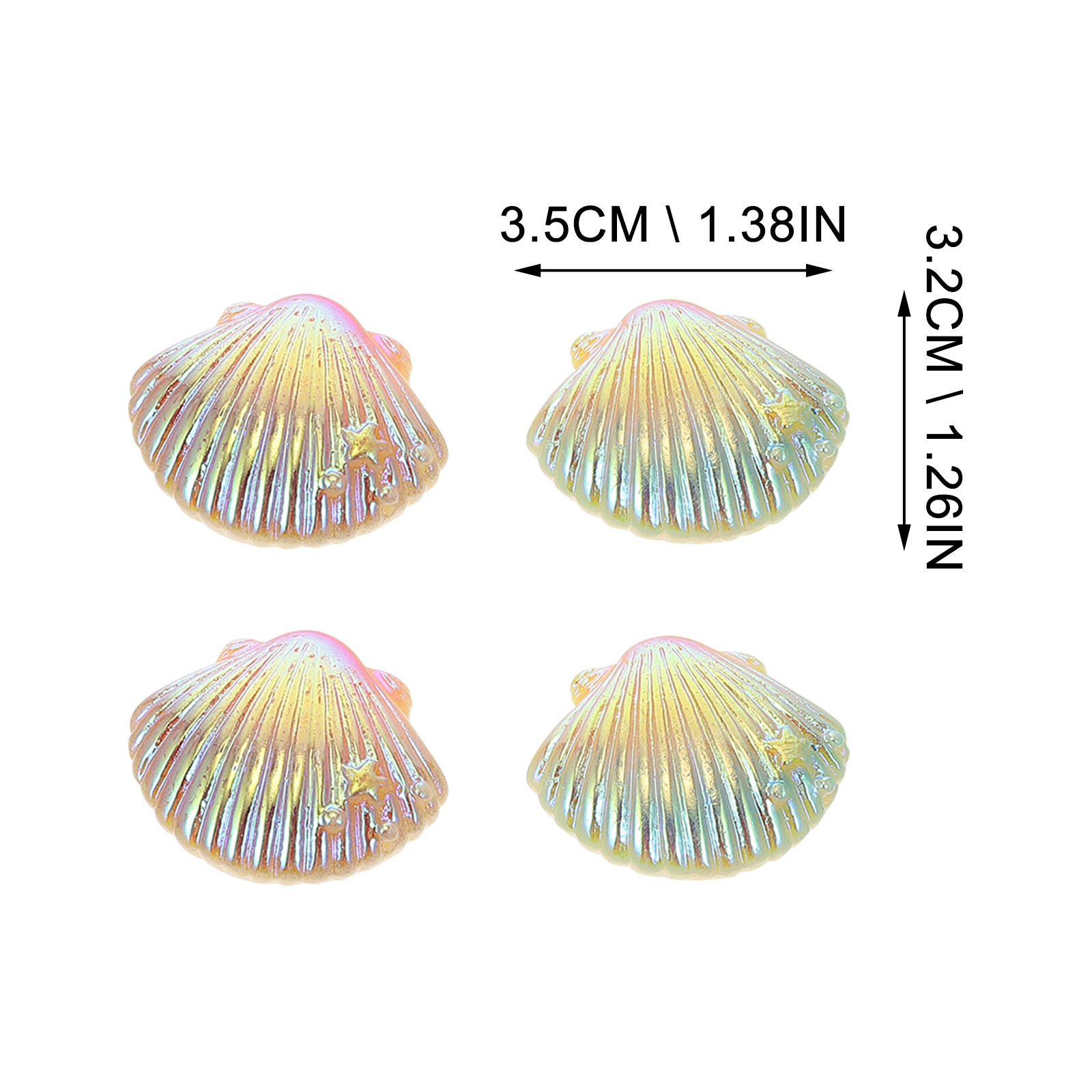 20Pcs Shell Charms for DIY Pho - Resin Crafts Diy incelemesi ve fiyatı