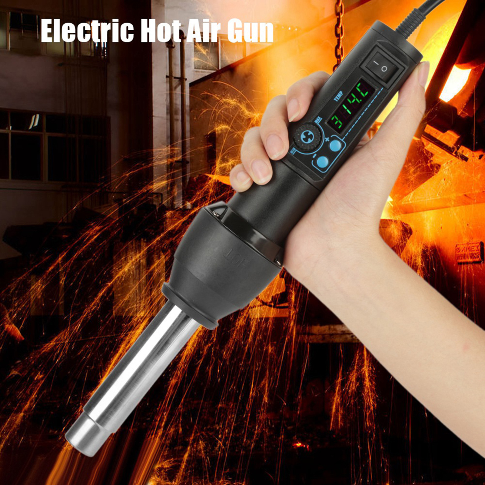 8858‑I / 650W LED Digital Disp - Heat Gun Small incelemesi ve fiyatı