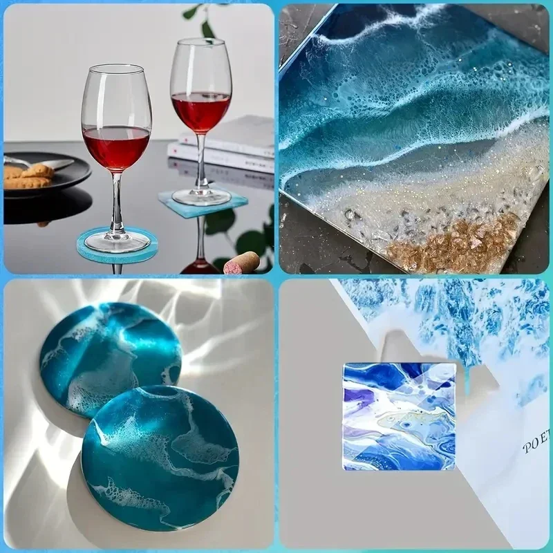 5Pcs/Set DlY Epoxy Resin Cup C - Silicone Mold Tray incelemesi ve fiyatı