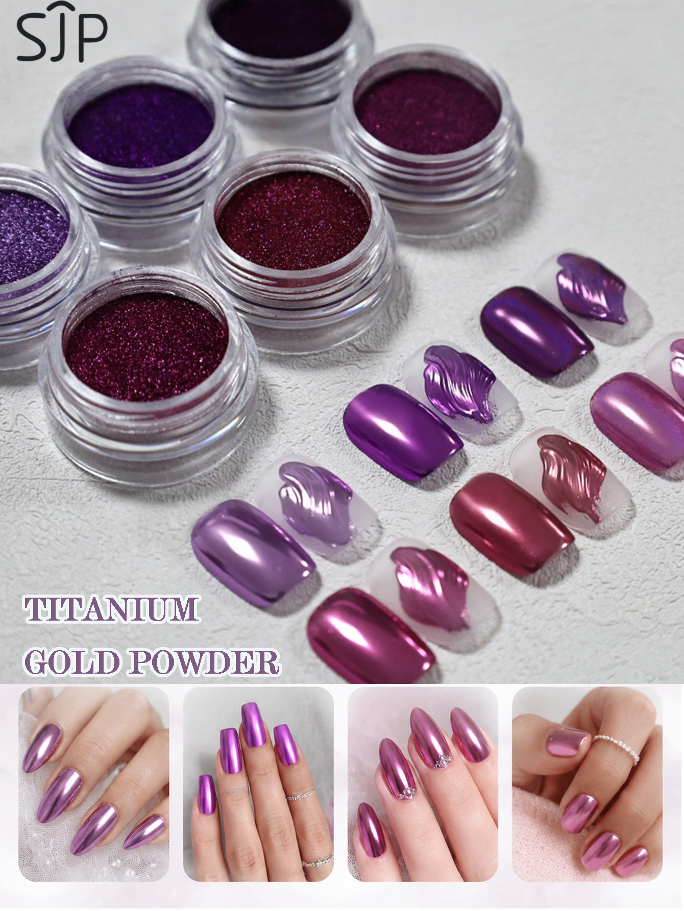 6-piece Electric Purple Series - Resin Glitter Pack incelemesi ve fiyatı
