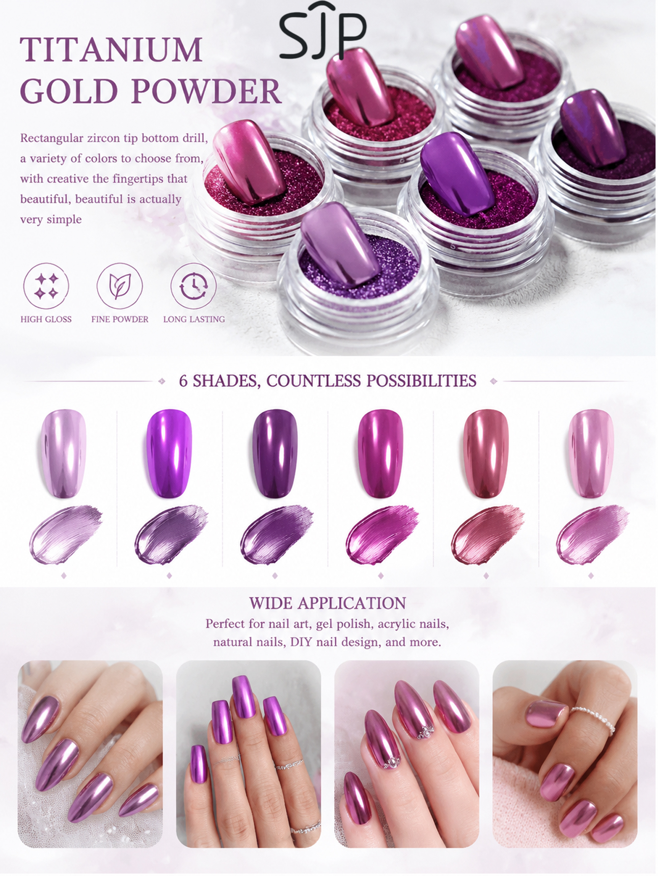 6-piece Electric Purple Series - Resin Glitter Pack incelemesi ve fiyatı