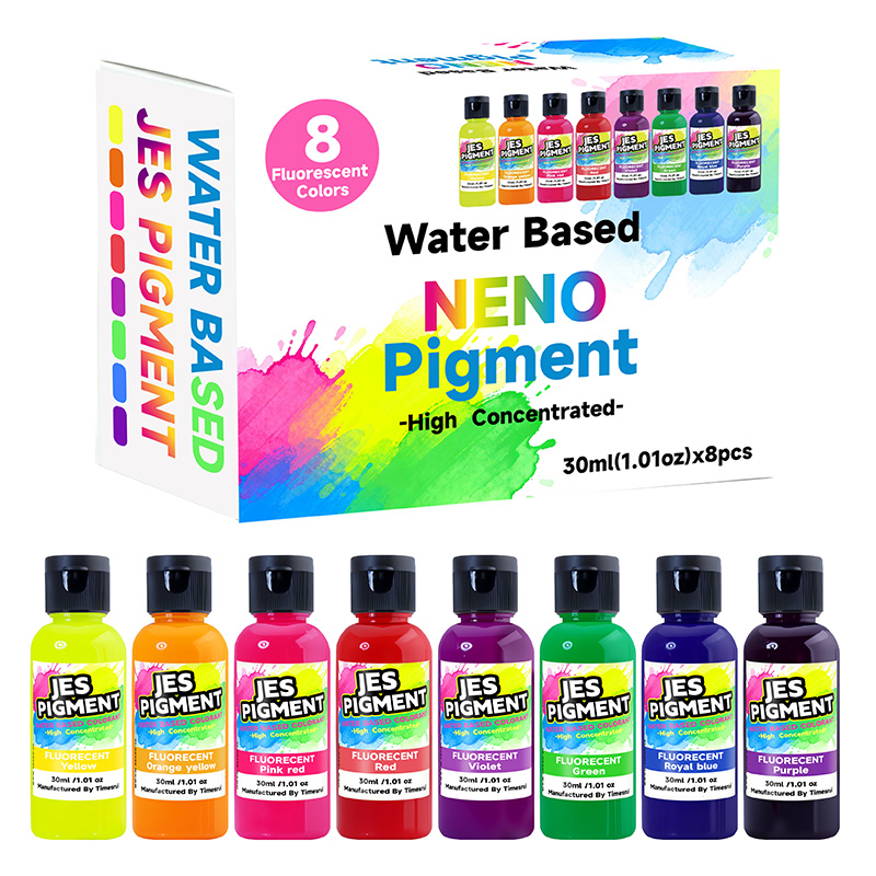 8colors/set fluorescent pigmen - Resin Pigment Set incelemesi ve fiyatı