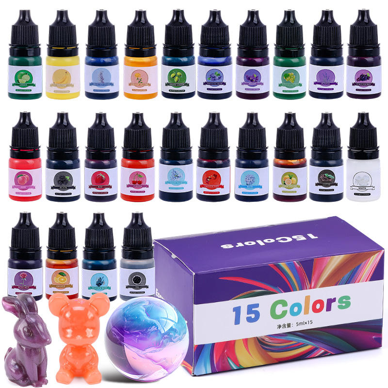 Epoxy Resin Color Pigment 24 V - Resin Pigment Set incelemesi ve fiyatı