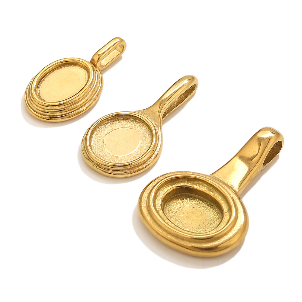 5pcs Stainless Steel Round Ova - Crafting Resin incelemesi ve fiyatı