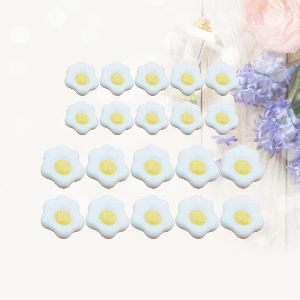 20Pcs Egg Resin DIY Craft Acce - Resin Crafts Diy incelemesi ve fiyatı