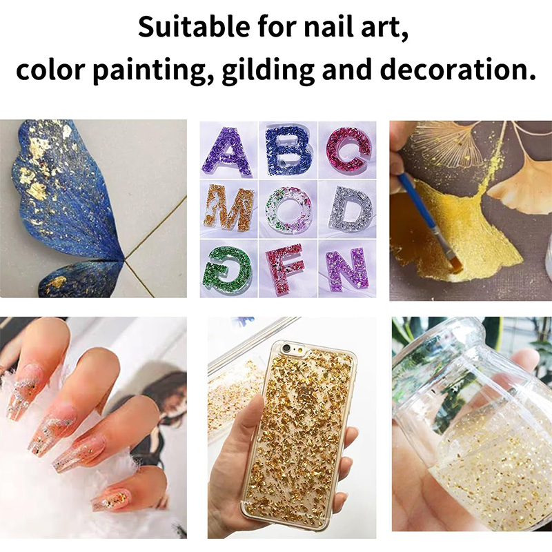 20 Pcs Gold Leaf Sheets: Versa - Gold Foil Flakes incelemesi ve fiyatı