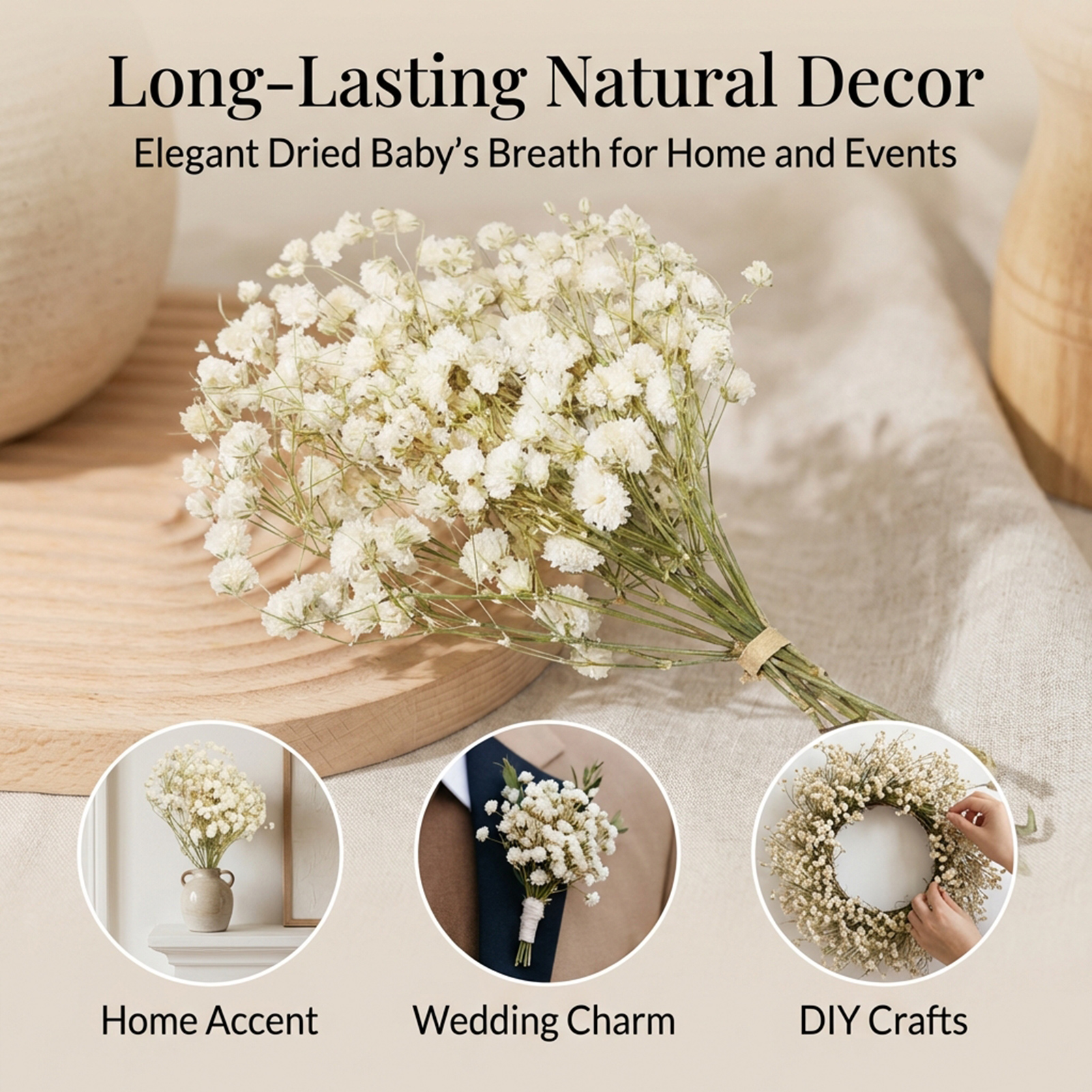Preserved Mini Flower Bouquet  - Dried Flower Bulk incelemesi ve fiyatı