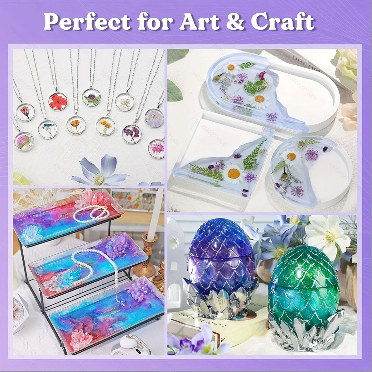 125ml/250ml Crystal Clear Cast - Resin Jewelry Kit incelemesi ve fiyatı