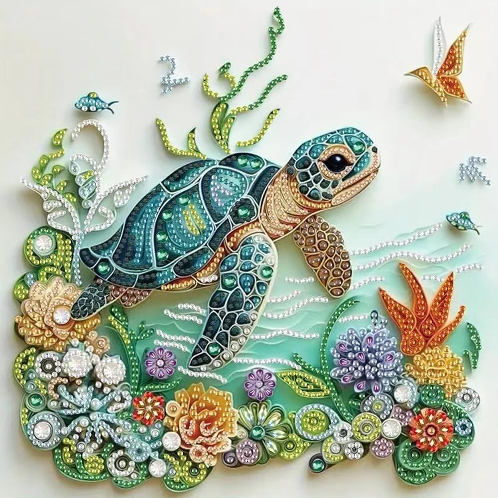 Sea Turtle Animal Diamond Pain - Resin Craft For Beginners incelemesi ve fiyatı