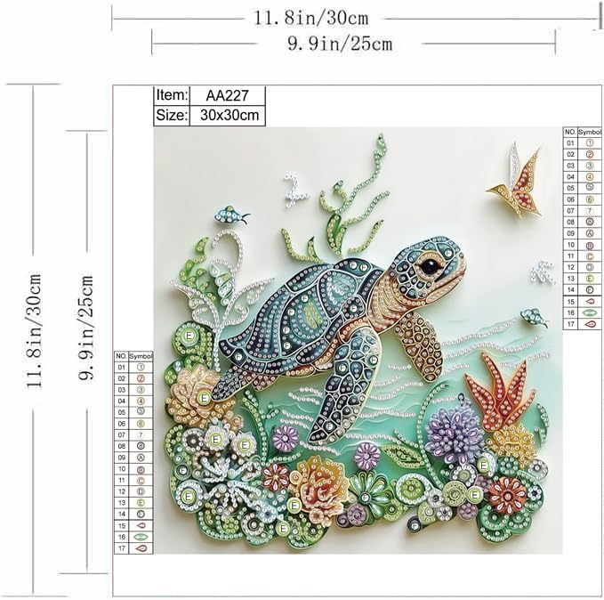 Sea Turtle Animal Diamond Pain - Resin Craft For Beginners incelemesi ve fiyatı