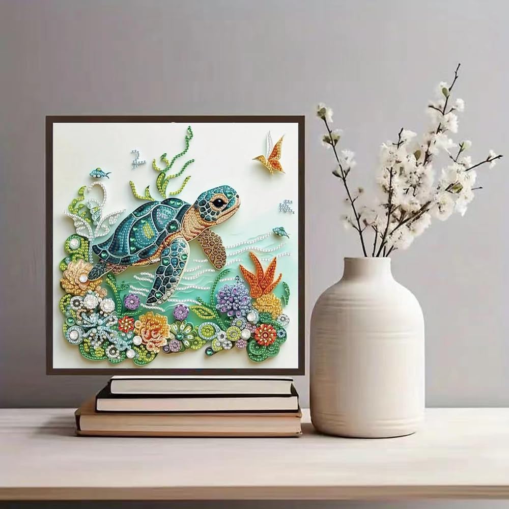Sea Turtle Animal Diamond Pain - Resin Craft For Beginners incelemesi ve fiyatı
