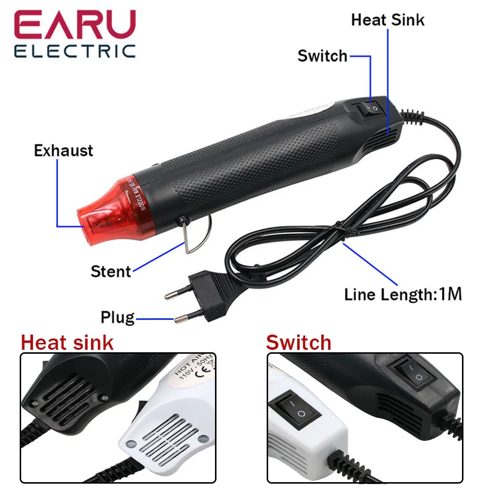 300W Mini Hot Air Gun Handheld - Heat Gun Small incelemesi ve fiyatı