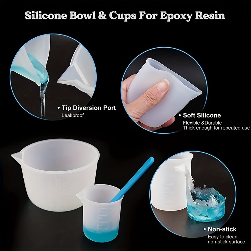 Silicone Measuring Cups, Resin - Mixing Cup Silicone incelemesi ve fiyatı