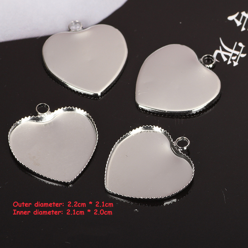 10Pcs/Lot Mixed Shape Bezel Pe - Bezels Set Pendant incelemesi ve fiyatı