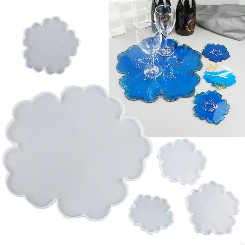 5Pieces Large Flower Resin Mol - Geode Mold Silicone incelemesi ve fiyatı
