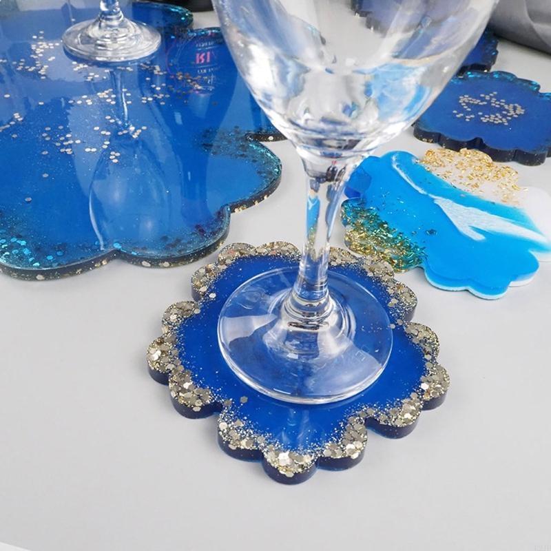 5Pieces Large Flower Resin Mol - Geode Mold Silicone incelemesi ve fiyatı