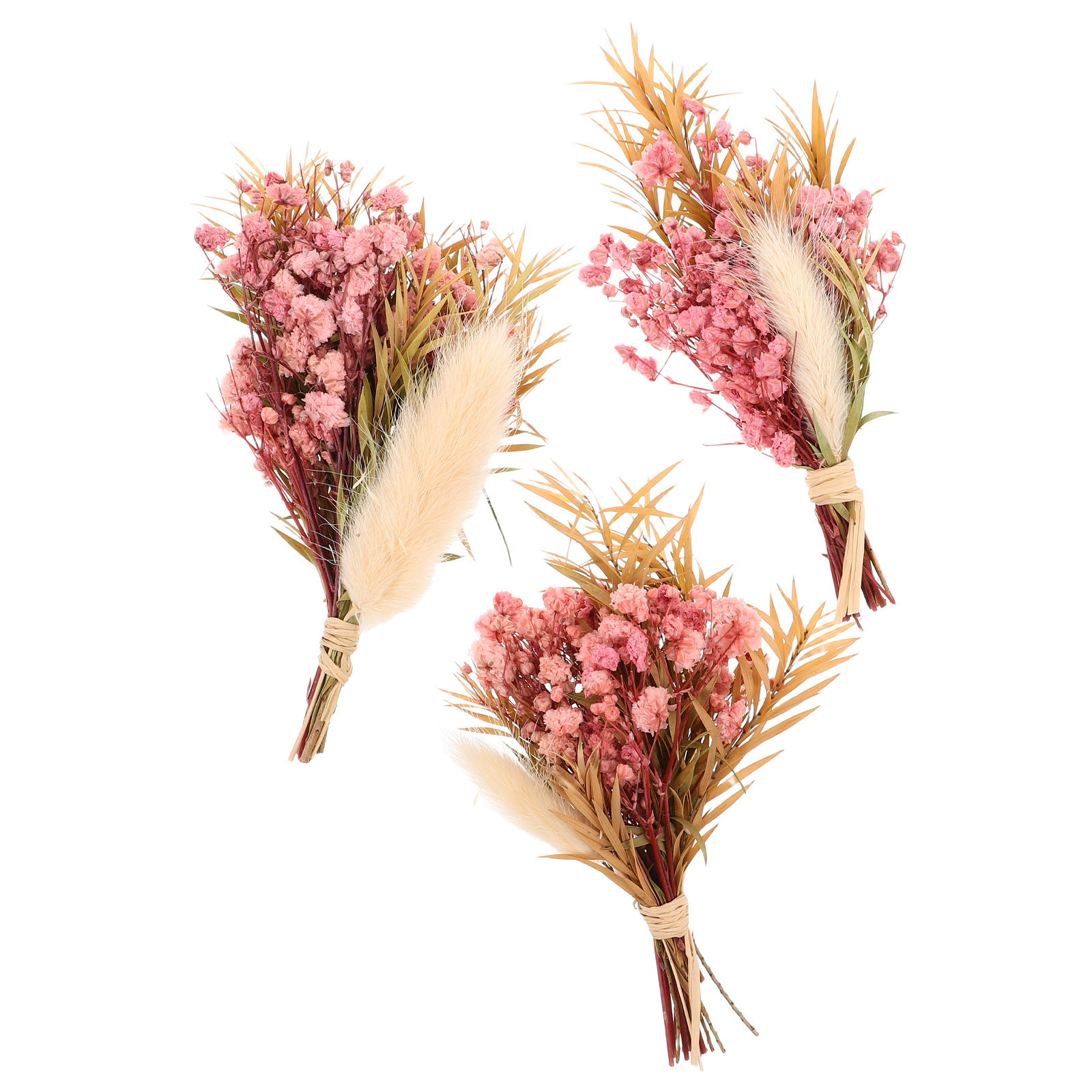 3Pcs Mini Dried Floral Bouquet - Dried Flower Bulk incelemesi ve fiyatı