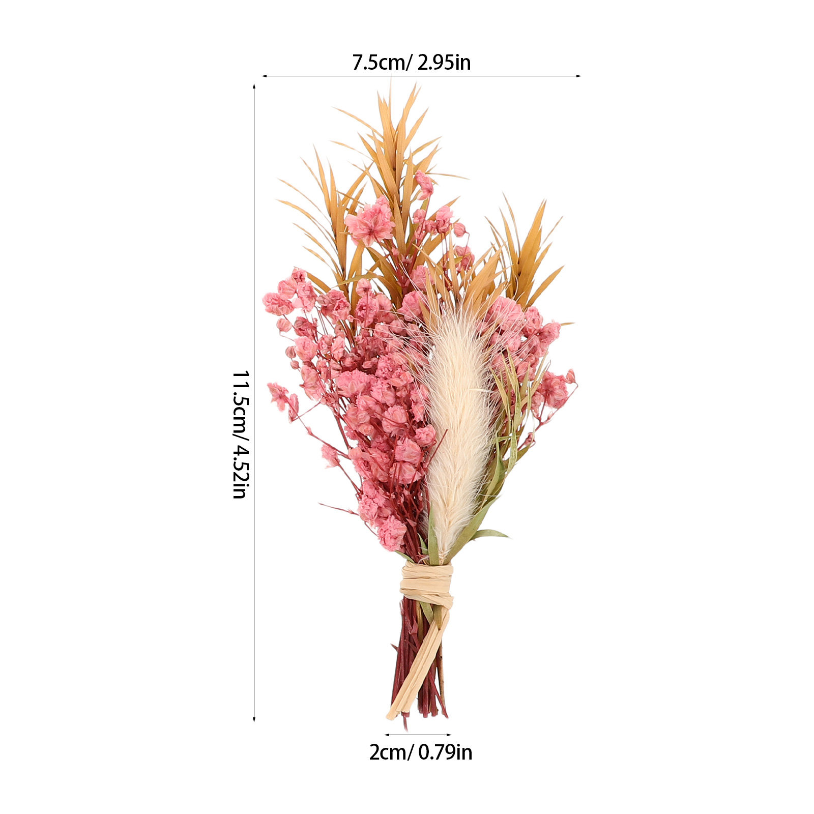 3Pcs Mini Dried Floral Bouquet - Dried Flower Bulk incelemesi ve fiyatı