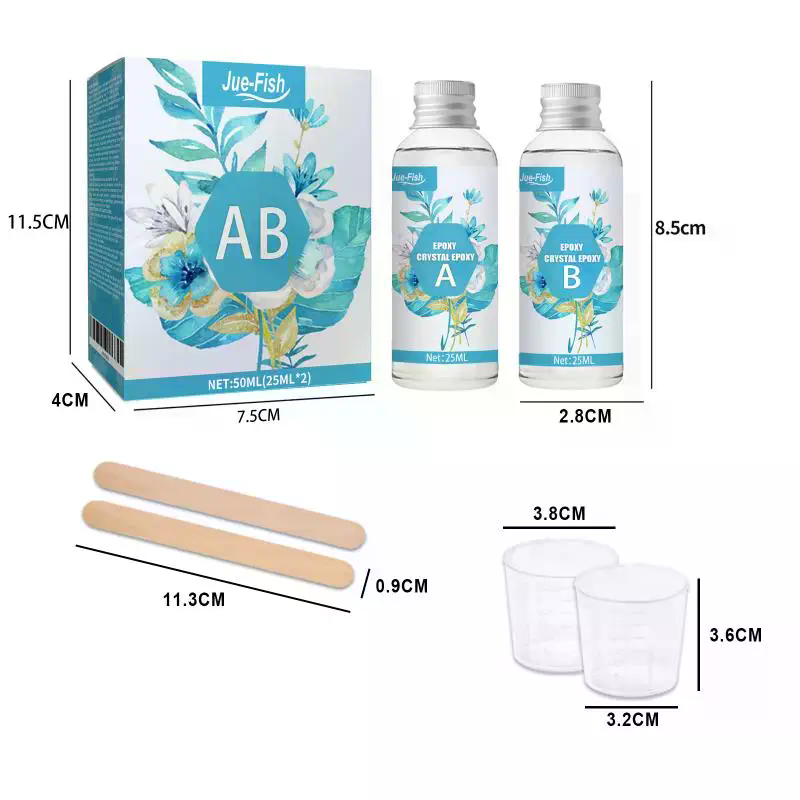 AB Glue Transparent Crystal Gl - Resin Jewelry Kit incelemesi ve fiyatı