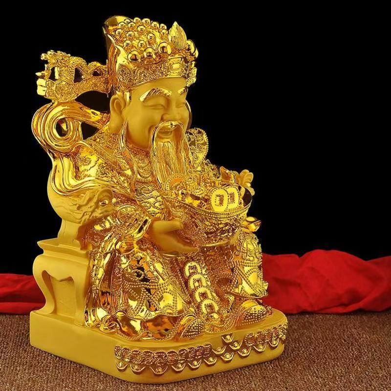 Feng Shui Gold God of Wealth L - Resin Crafts incelemesi ve fiyatı