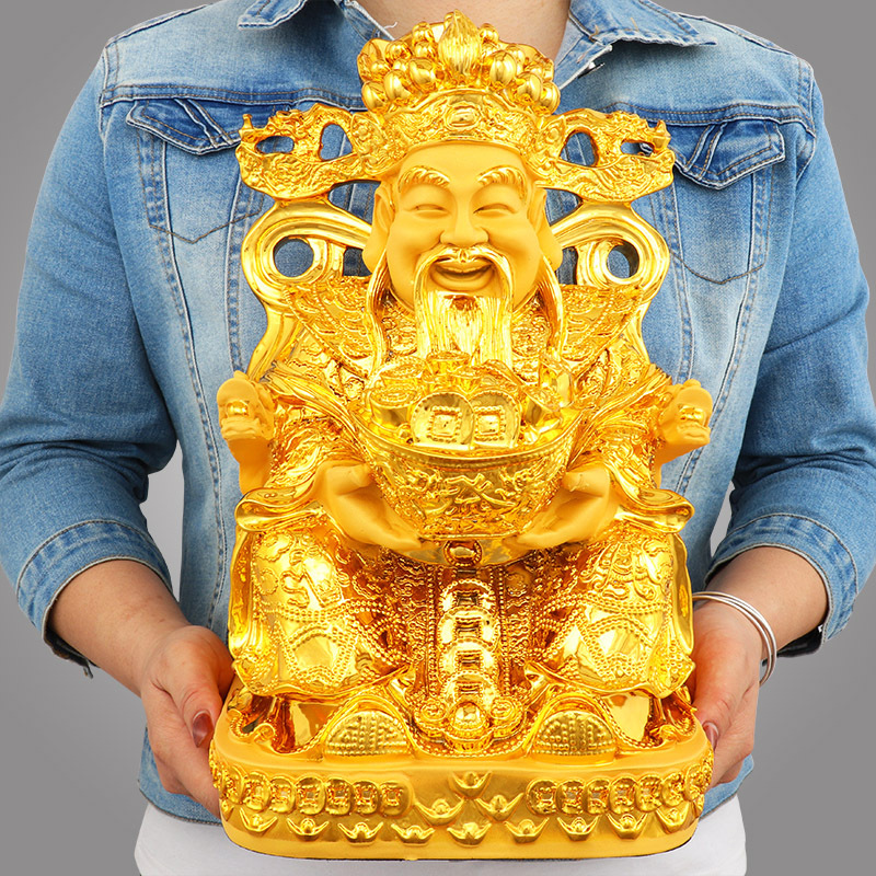 Feng Shui Gold God of Wealth L - Resin Crafts incelemesi ve fiyatı