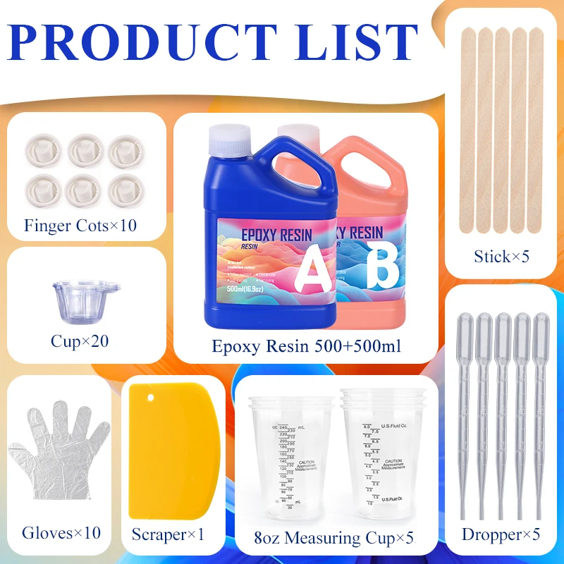Easy Mixing Epoxy Resin Kit Cr - Resin Jewelry Kit incelemesi ve fiyatı