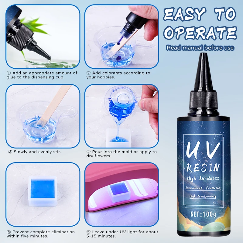 UV Resin Glue for DIY Jewelry, - Epoxy Uv Resin Kit incelemesi ve fiyatı