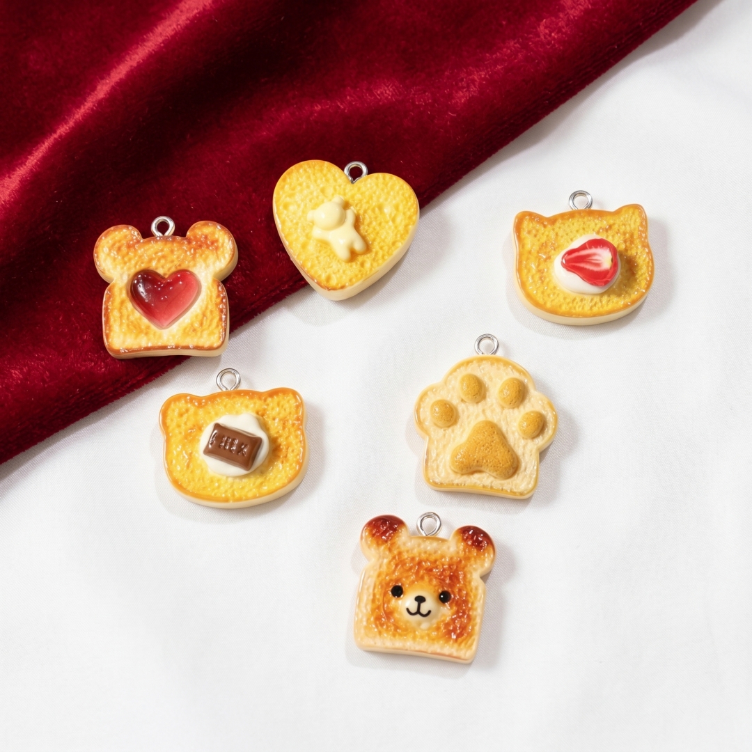 10pcs Resin Plastic Bread Pend - Resin Crafts incelemesi ve fiyatı
